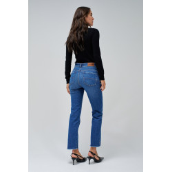 JEAN FAITH PUSH IN CROPPED SLIM AZUL SALSA JEANS