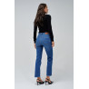 JEAN FAITH PUSH IN CROPPED SLIM AZUL SALSA JEANS