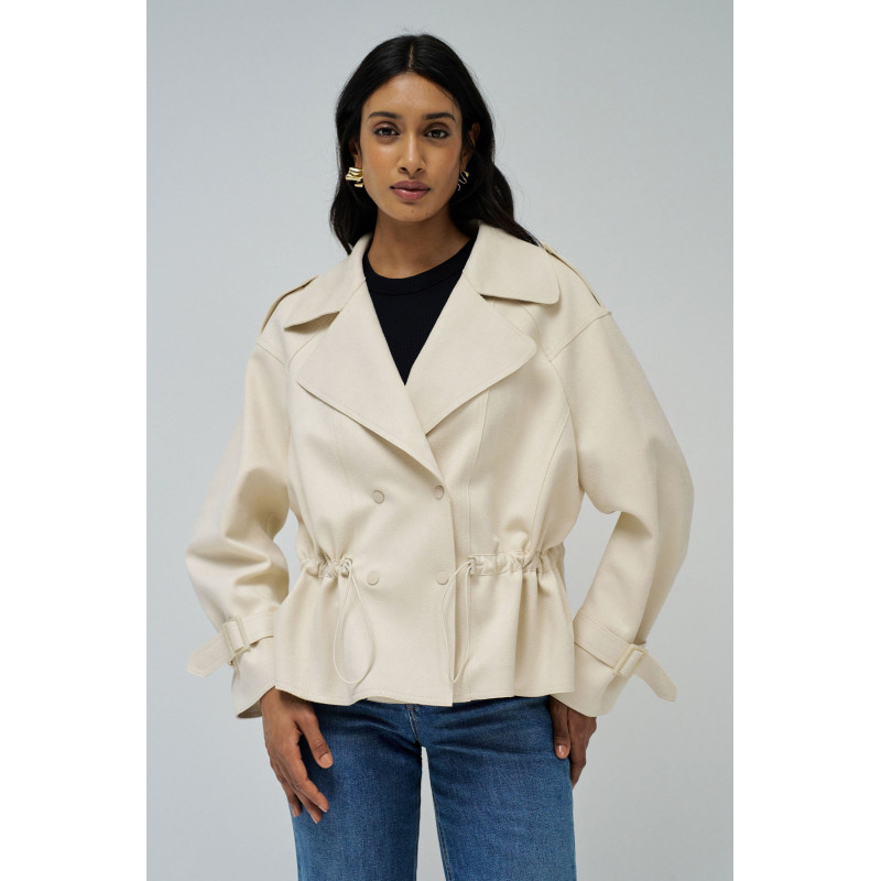 CHAQUETA WATERPROOF FAKE SUEDE SALSA JEANS