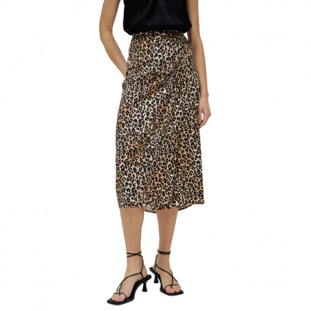 FALDA MIDI ANIMAL PRINT SALSA JEANS